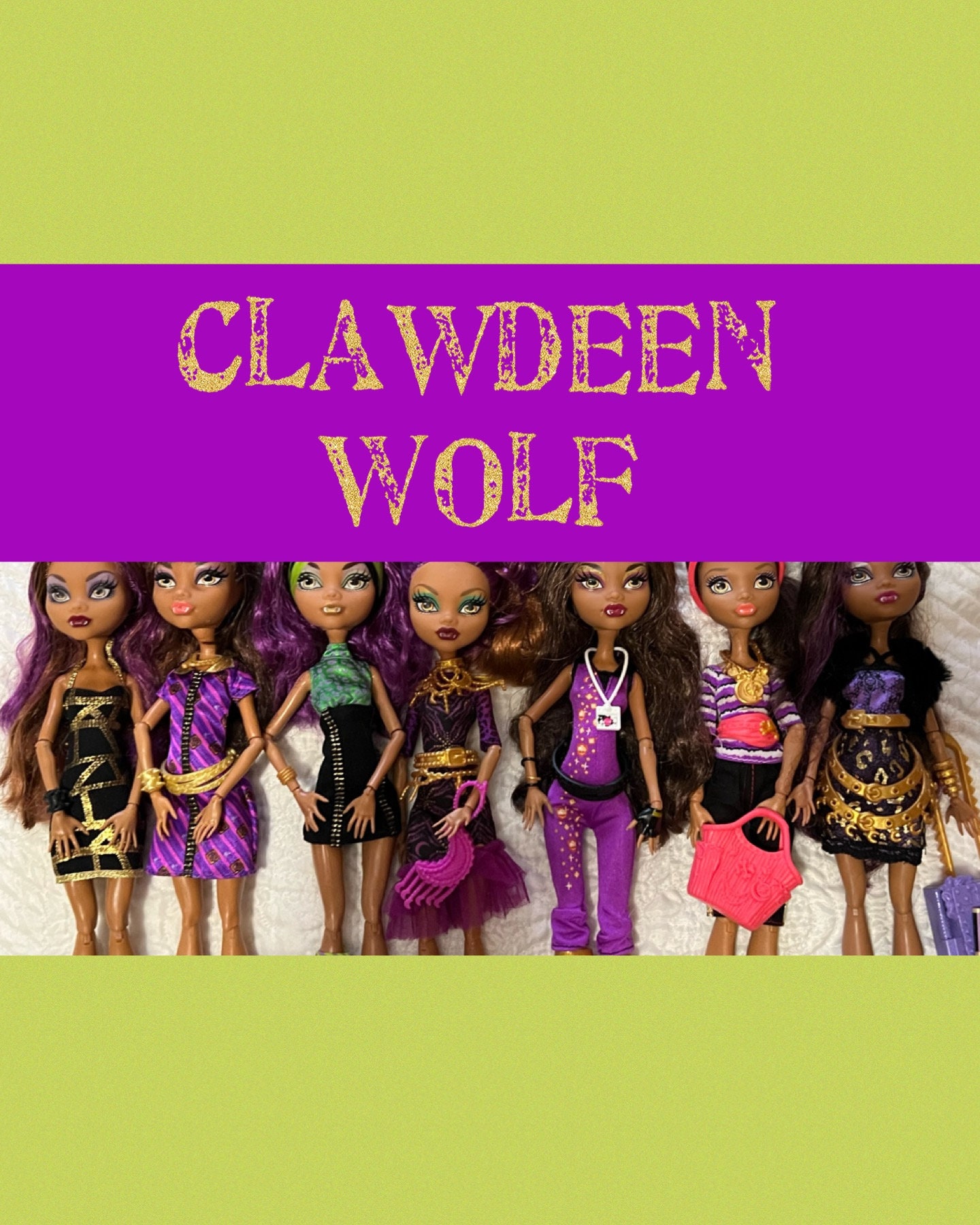 Shop Monster High Original Favorites Clawdeen at Artsy Sister.  Fantasia monster  high, Monster high cosplay, Bonecas monster high