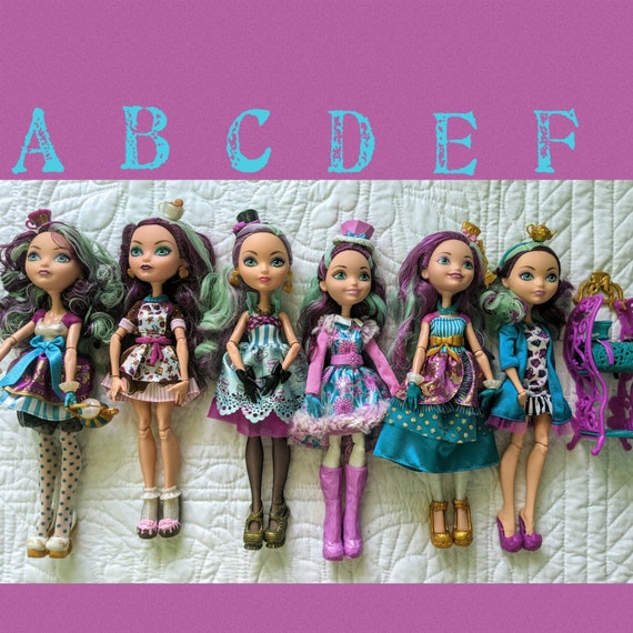 Dressed Madeline Hatter EAH Ever After High Dolls for OOAK Doll Making /  Repaint / One Doll / 1 Doll / You Choose