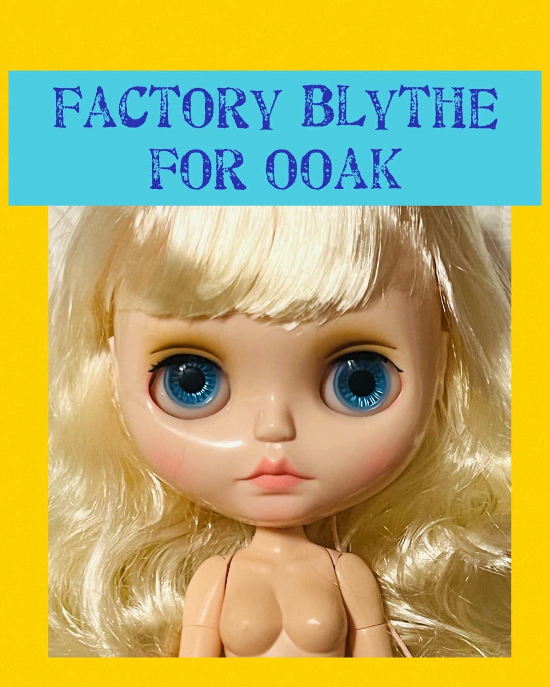 Blythe Doll for Customizing, Blythe Doll Parts, Custom Blythe, Blythe