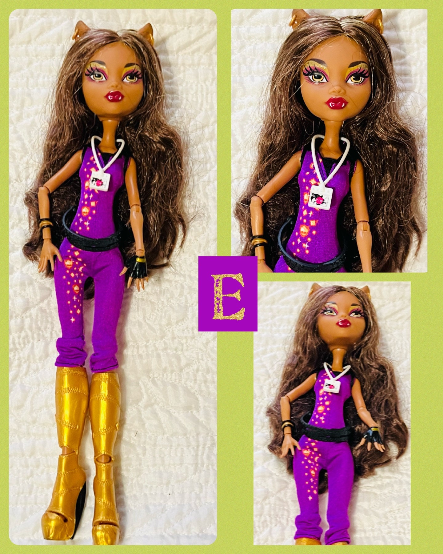 Boneca Monster High Music Festival Clawdeen Wolf usada loose