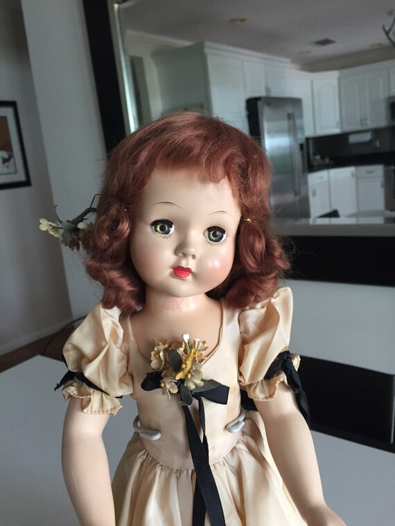 Effanbee Honey Doll/ Hard Plastic Jointed Doll / Mid Century Etsy