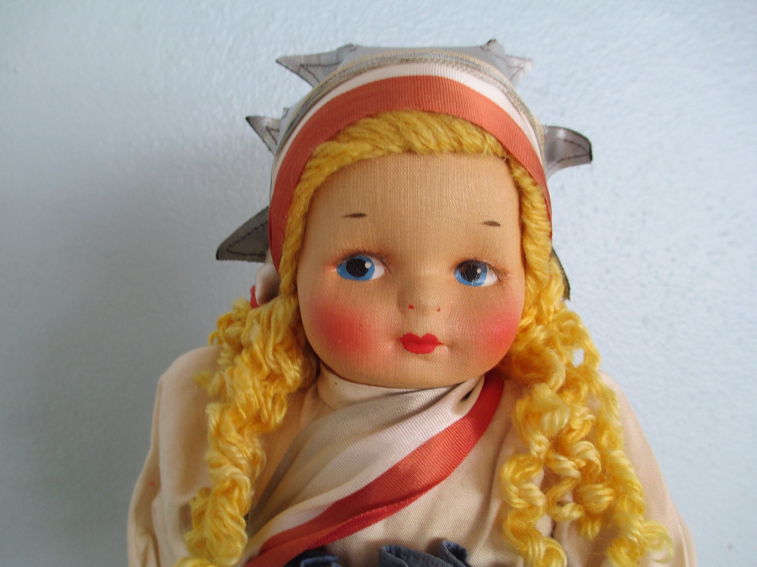 Novelties Doll/ JUST REDUCED Miss America Doll/Rag Etsy