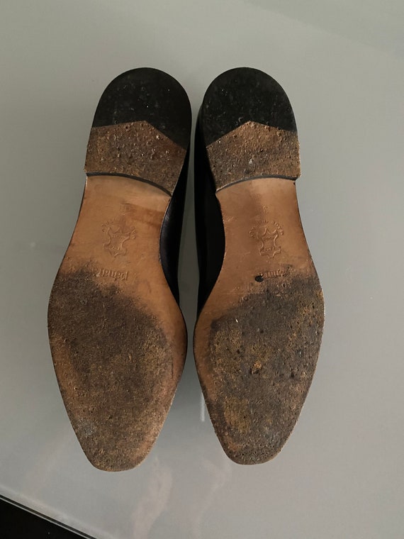 Panara Ladies Black Leather Shoes Size 38 Made in… - image 6