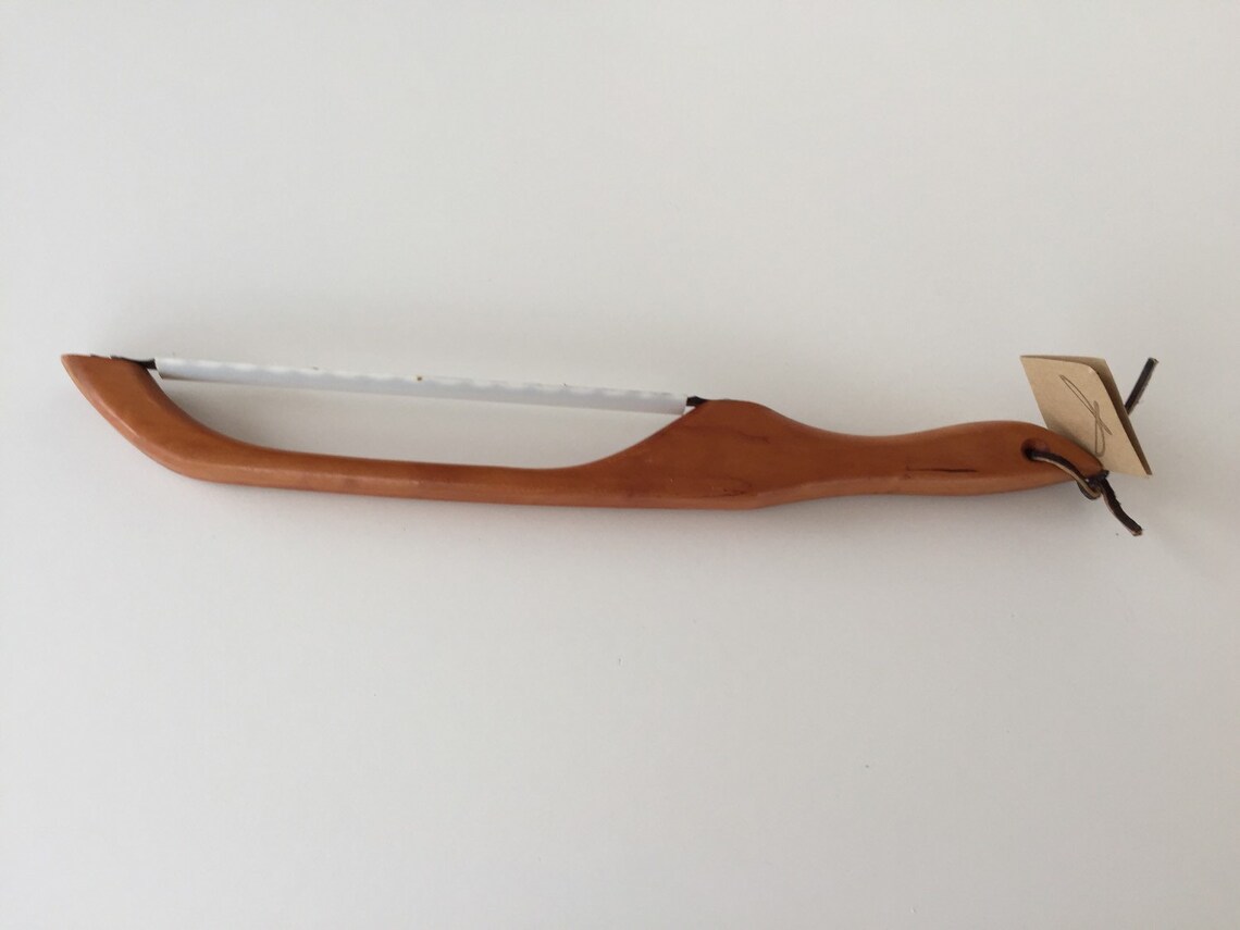 Appalachian Bow Saw Knife Cherry Wood/Robert Linn/ By Etsy