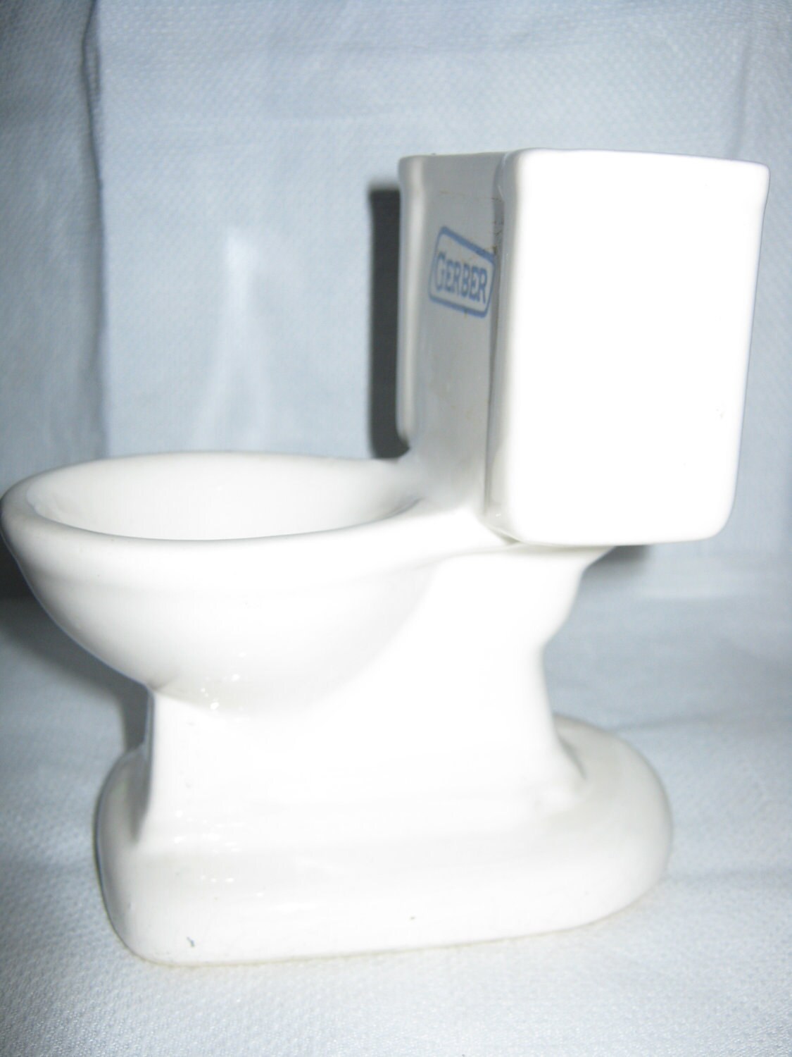 Miniature Porcelain Toilet/ Vitrified china /Salesman Sample/ Etsy