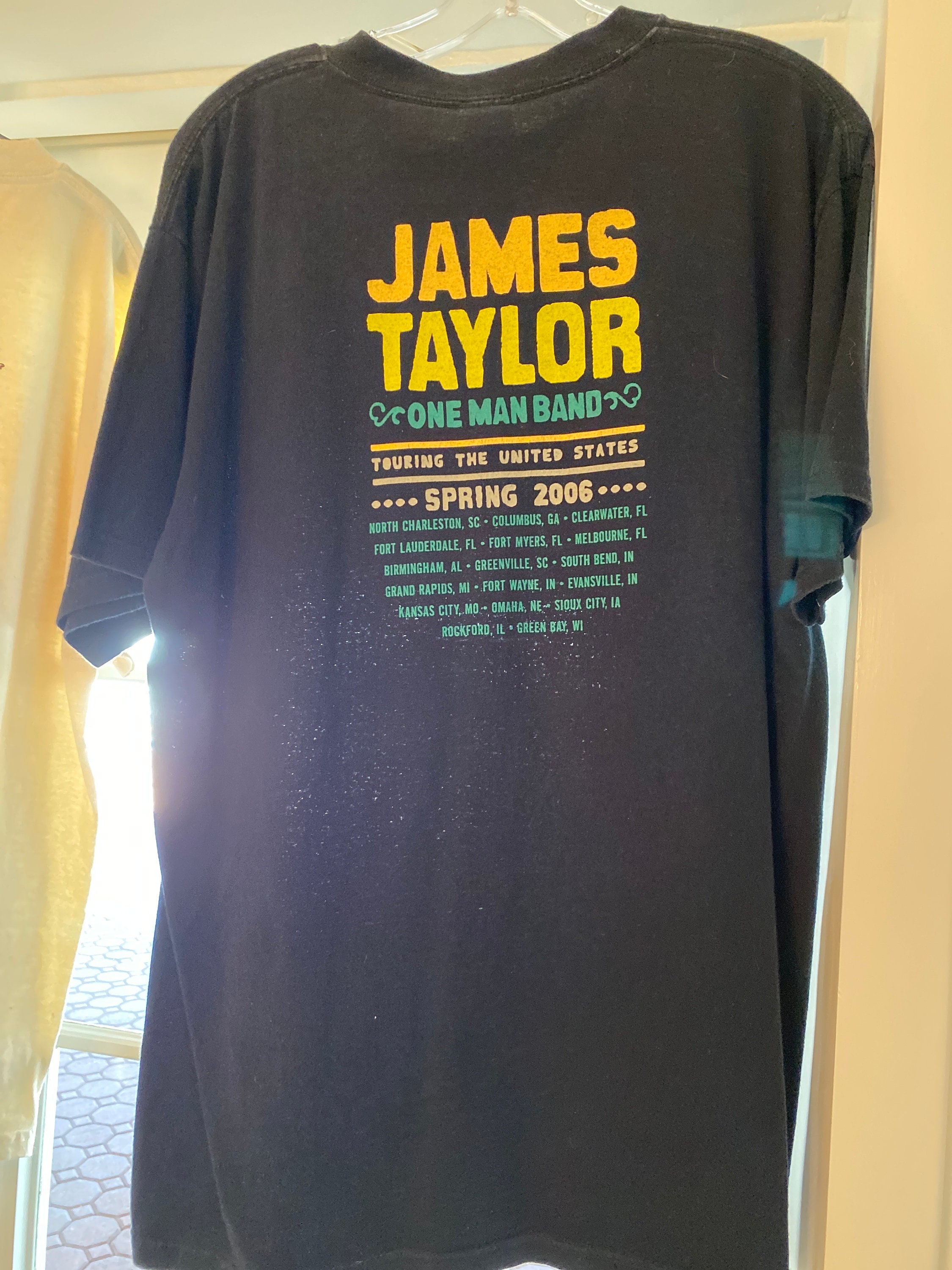 James Taylor Fire & Rain Tour Tシャツ 1981 James Taylor Fire & Rain Tour Tシャツ 1981（James Taylor