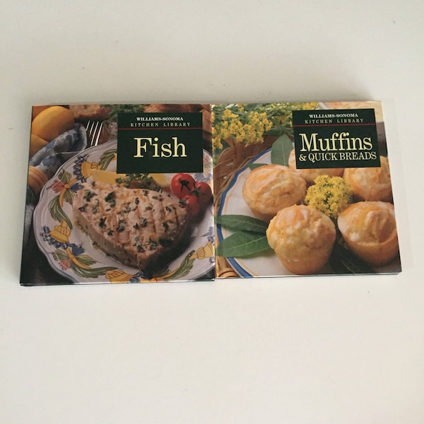 Cookbooks William Sonoma/TWO BOOKS/Fish /Muffins /Cookbook/ Williams-Sonoma Kitchen Library/By Gatormom13