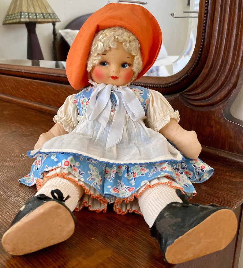 Novelities Mask Face Cloth Doll/ Mollyes Rag Doll/ by Etsy