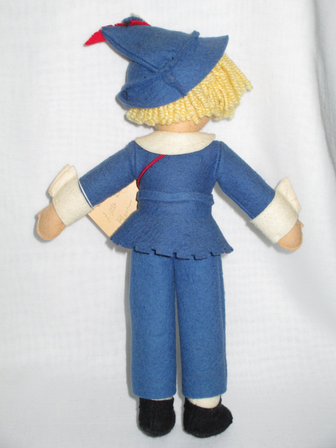 Little Boy Blue/ FREE SHIPPING Vintage Doll/ Felt Doll/Nursery Etsy