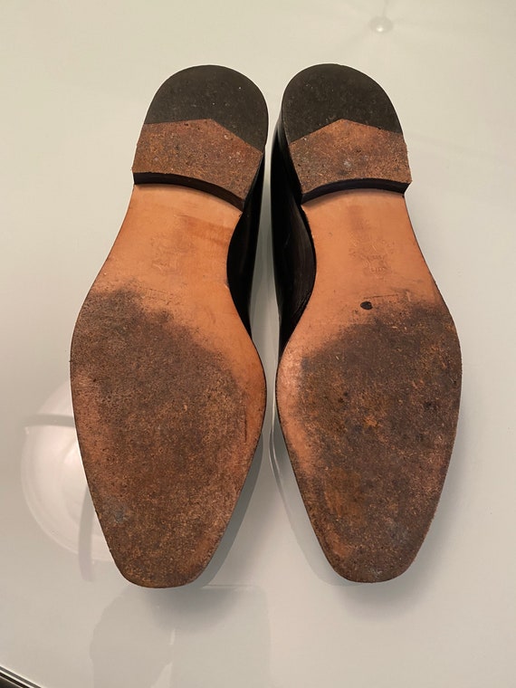 Panara Ladies Black Leather Shoes Size 38 Made in… - image 5