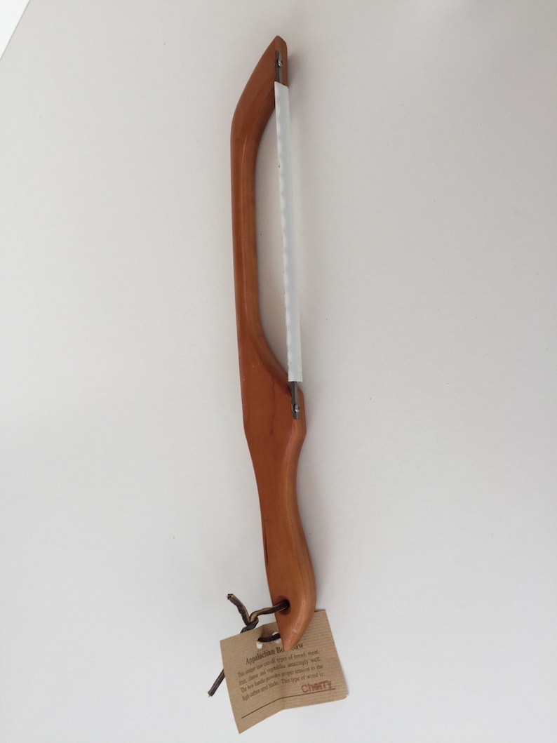 Appalachian Bow Saw Knife Cherry Wood/Robert Linn/ By Etsy