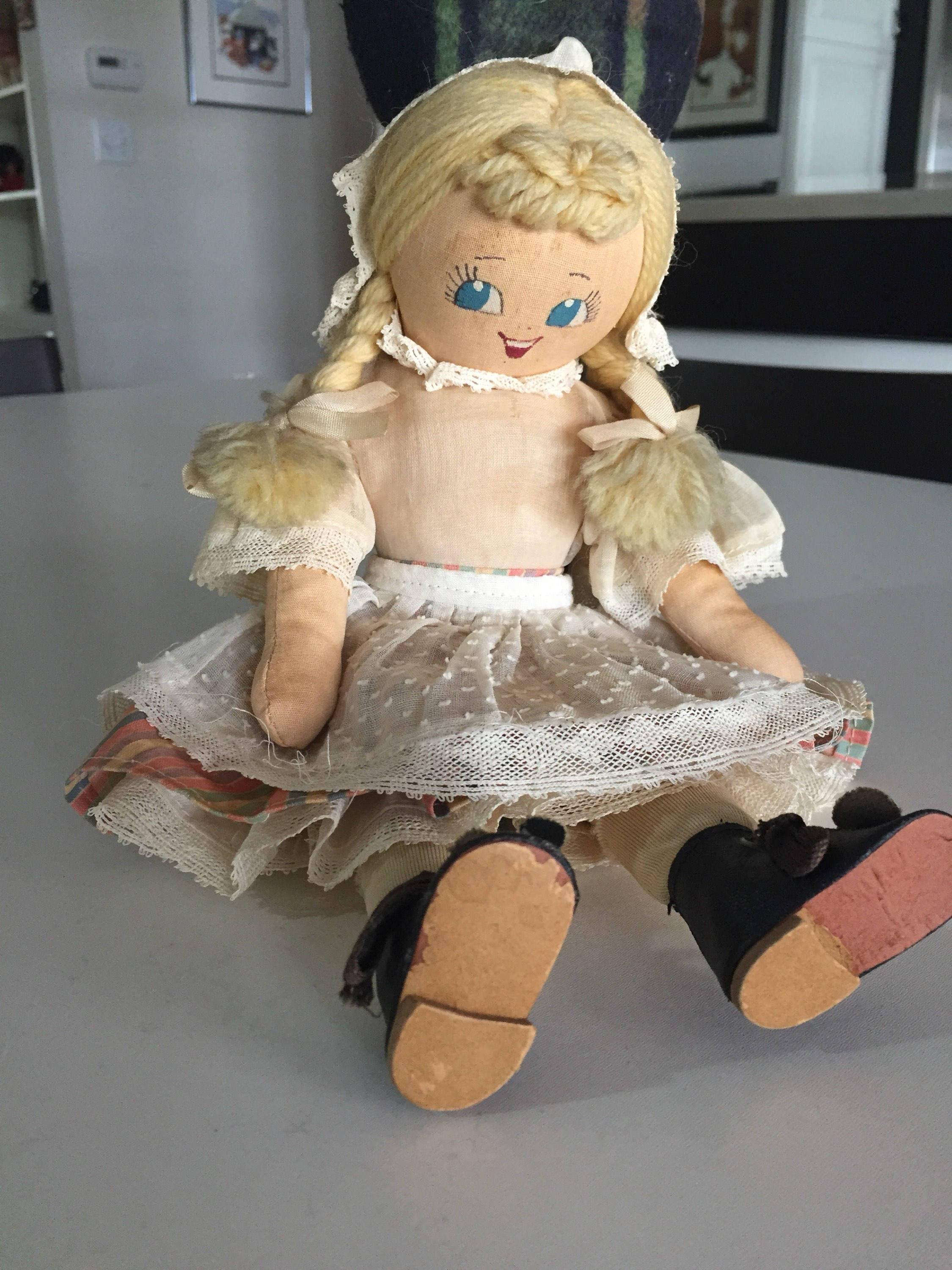 antique doll ୨୧ .·*° アンティーク ペグドール VINTAGE