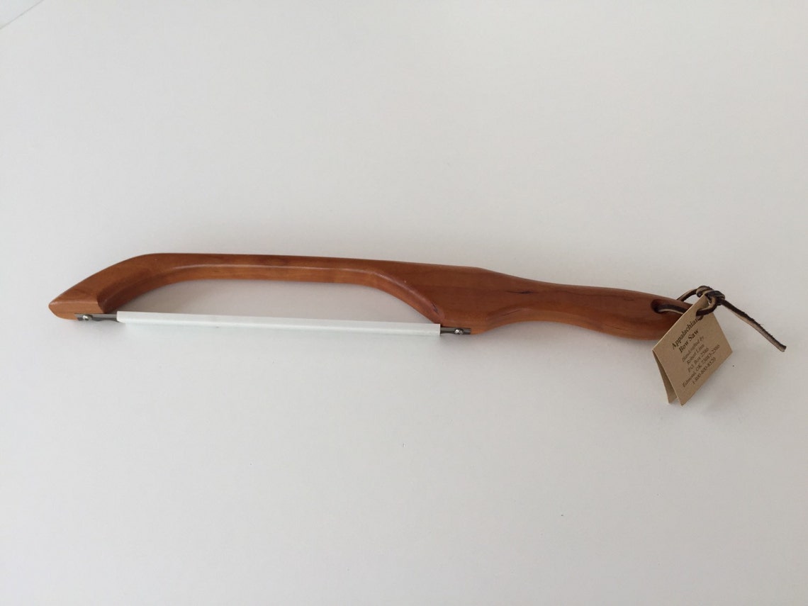 Appalachian Bow Saw Knife Cherry Wood/Robert Linn/ By Etsy