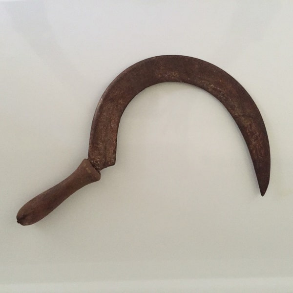 Antique Early Austrian Logo Swan c.1920s Farm Garden Tool  Hand Sickle By Gatormom13