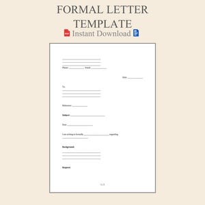 Carta comercial formal - Plantilla de correspondencia profesional / Formularios de oficina / Ejemplos de oficina / Cartas de oficina