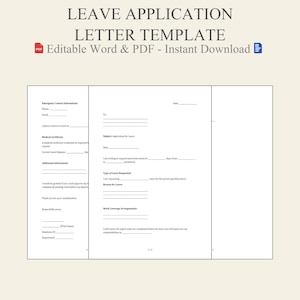 Urlaubsbrief Vorlage, Anfragebrief, Zeitbrief, AB-Brief, Absenzbrief, Urlaubsbrief, Krankbrief, Genehmigungschreiben