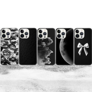 Custodia monocromatica minimalista per iPhone 16 Pro, 15, 14, 13, 12, 11, Google Pixel 9 Pro, 8, 7A, Samsung Galaxy S24 fe, A16, A55