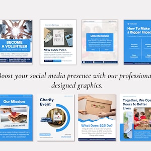Volunteer recruitment social media graphics