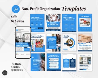 Non-profit, NGOs, Charities, Church, Volunteer Organization , Awareness Campaigns, Event Promo, Donation Social media Post IG Templates
