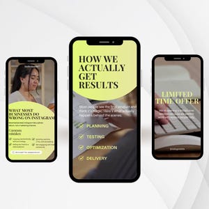 Editable digital marketing video templates in Canva