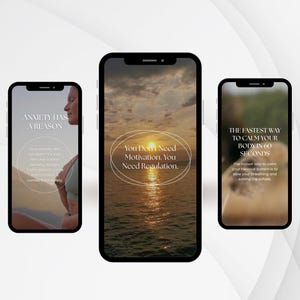 Somatic healing Instagram reels designed for grounding and nervous system support