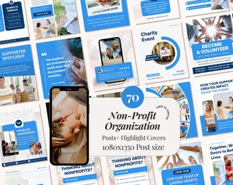 Non profit Org, Charity, Fundraising, Donation, Community, Social impact, Awareness, Volunteer, NGO, social media Insta Canva Post Templates