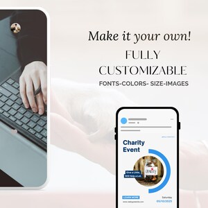 Awareness campaign Canva templates for nonprofits