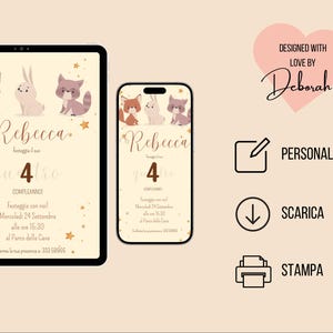 Invito di compleanno digitale personalizzabile!