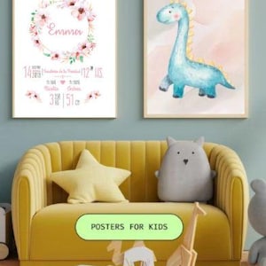 Printable Newborn Wall Art –Flower Design | Baby Nursery Decor | Instant Download. Newborn printable