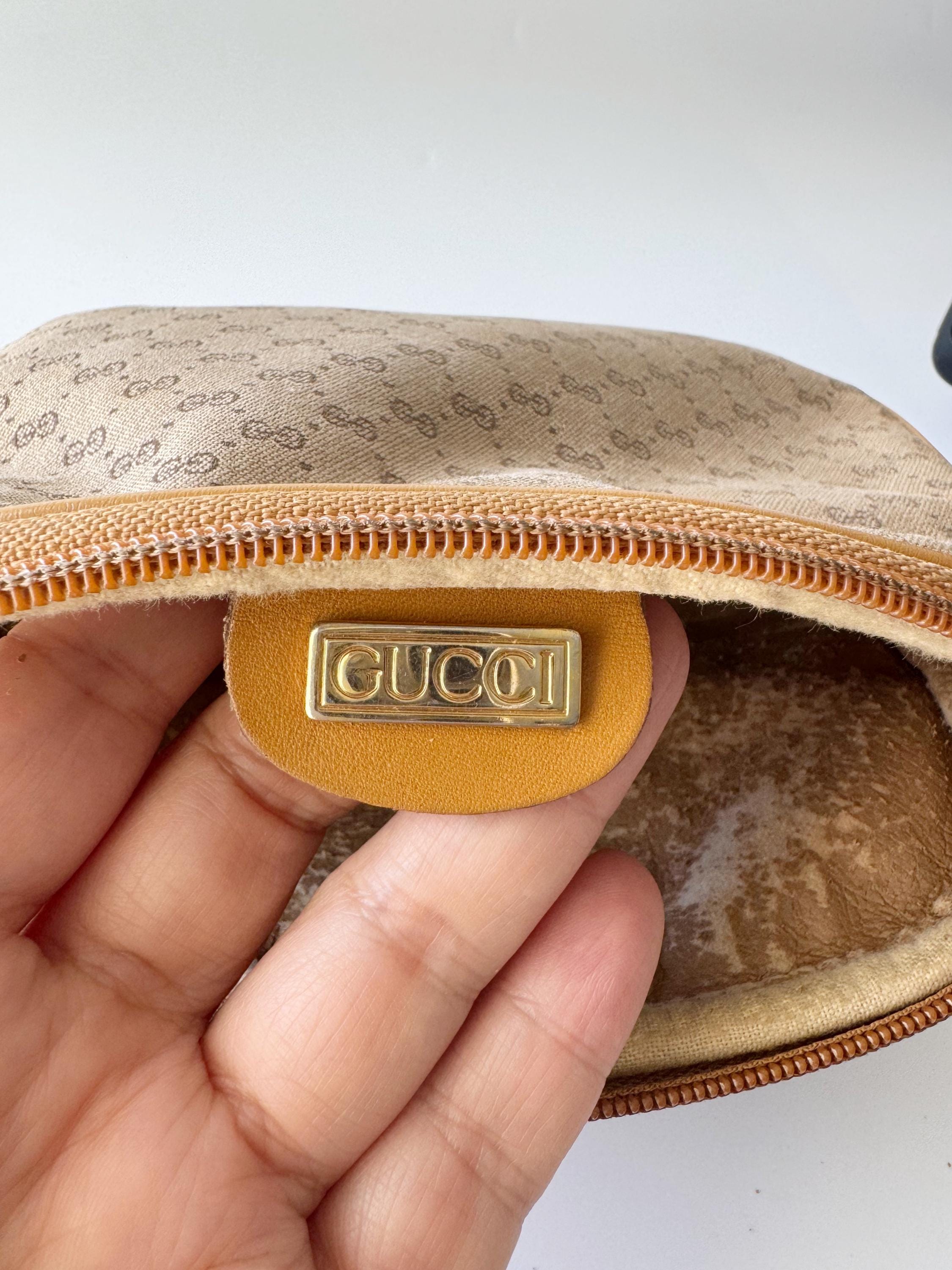 Vintage 80s Gucci Logo Canvas Crossbody Bag - Etsy
