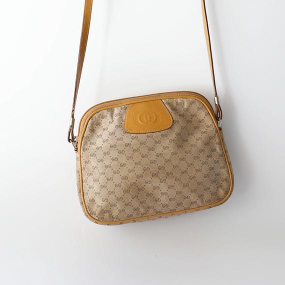 Vintage 80s Gucci Cross Body Shoulder Bag, Vintage Gucci