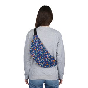 Cars Themed Large Fanny Pack - Perfect for the parks (Blue Background)