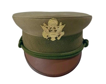 Pre/Early WW1 Period Named U.S. Army Cadet Visor Hat-LAMBERTON REPLICA