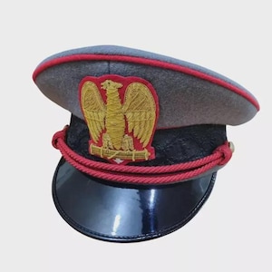 Italian General Officer&#39;s Visor Cap | Historical Military Replica | Premium reproduction