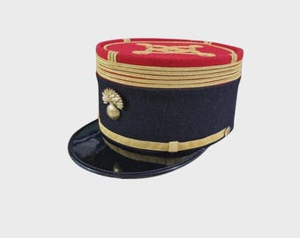 French Officer Kepi | Colonel Rank Military Hat | Historical Reproduction Headwear