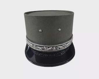 French Fireman General Officer Cap | Historical Uniform Hat | Military-Inspired Reproduction