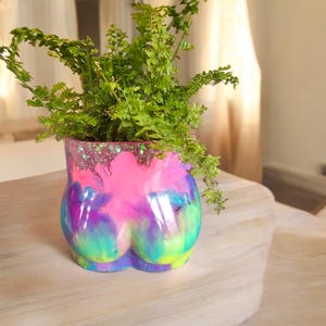 Glitter Booty Planter/Pen Holder - Feminine desk decor - Funny Gifts