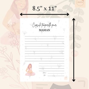 Baby Shower Game - Baby Shower Game - Time Capsule for Mom