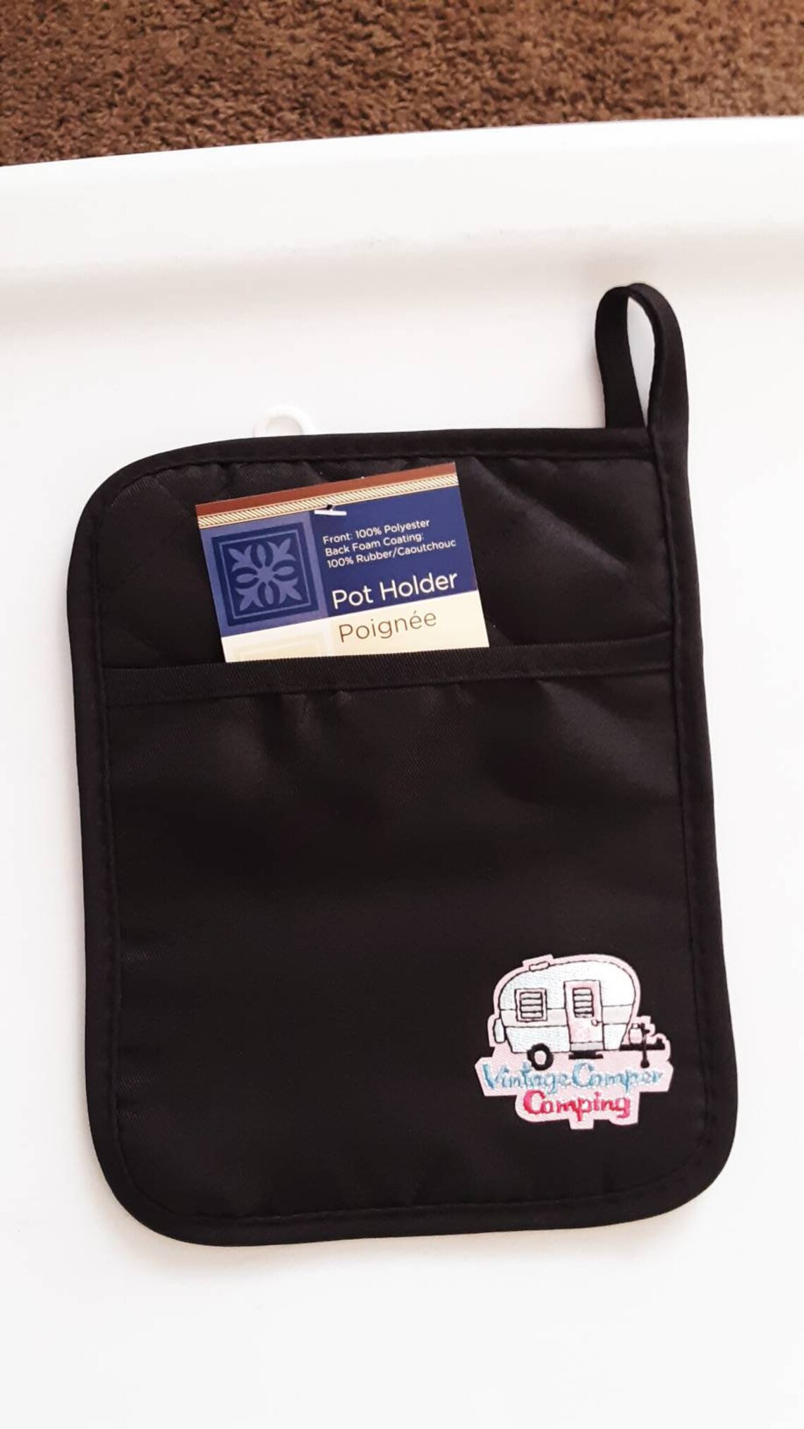 Cute Camping Pot Holder for RV and Vintage Camper.please State Etsy