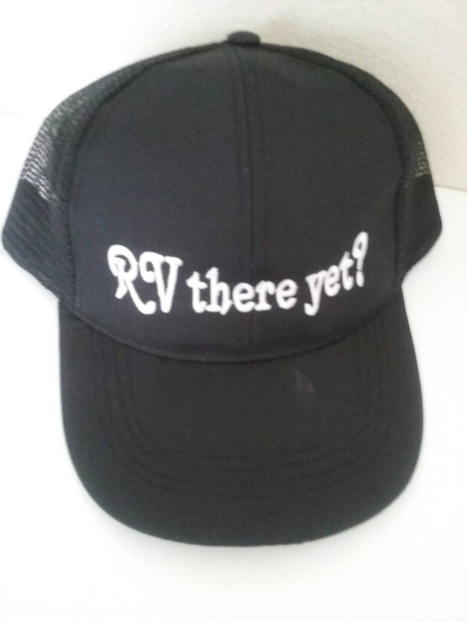 Mesh Back Adjustable RV Hat. 5th Wheel and Drinks Well is Asoft Style ...