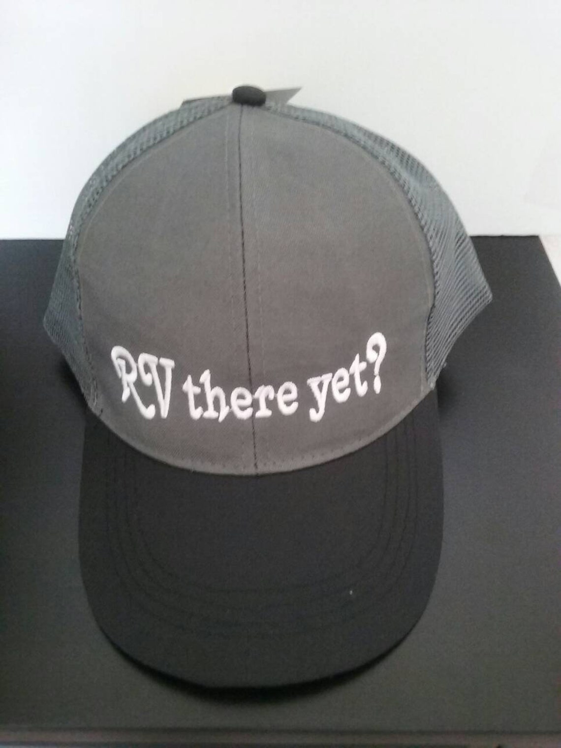 Mesh Back Adjustable RV Hat. 5th Wheel and Drinks Well is Asoft Style ...