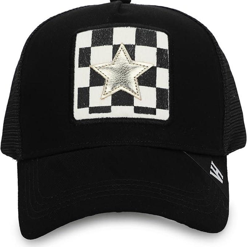 Checkered Hat - Etsy