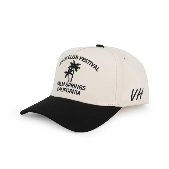 Vintage Havana Rise Trucker Hats Women & Men Bone/black  display picture 1