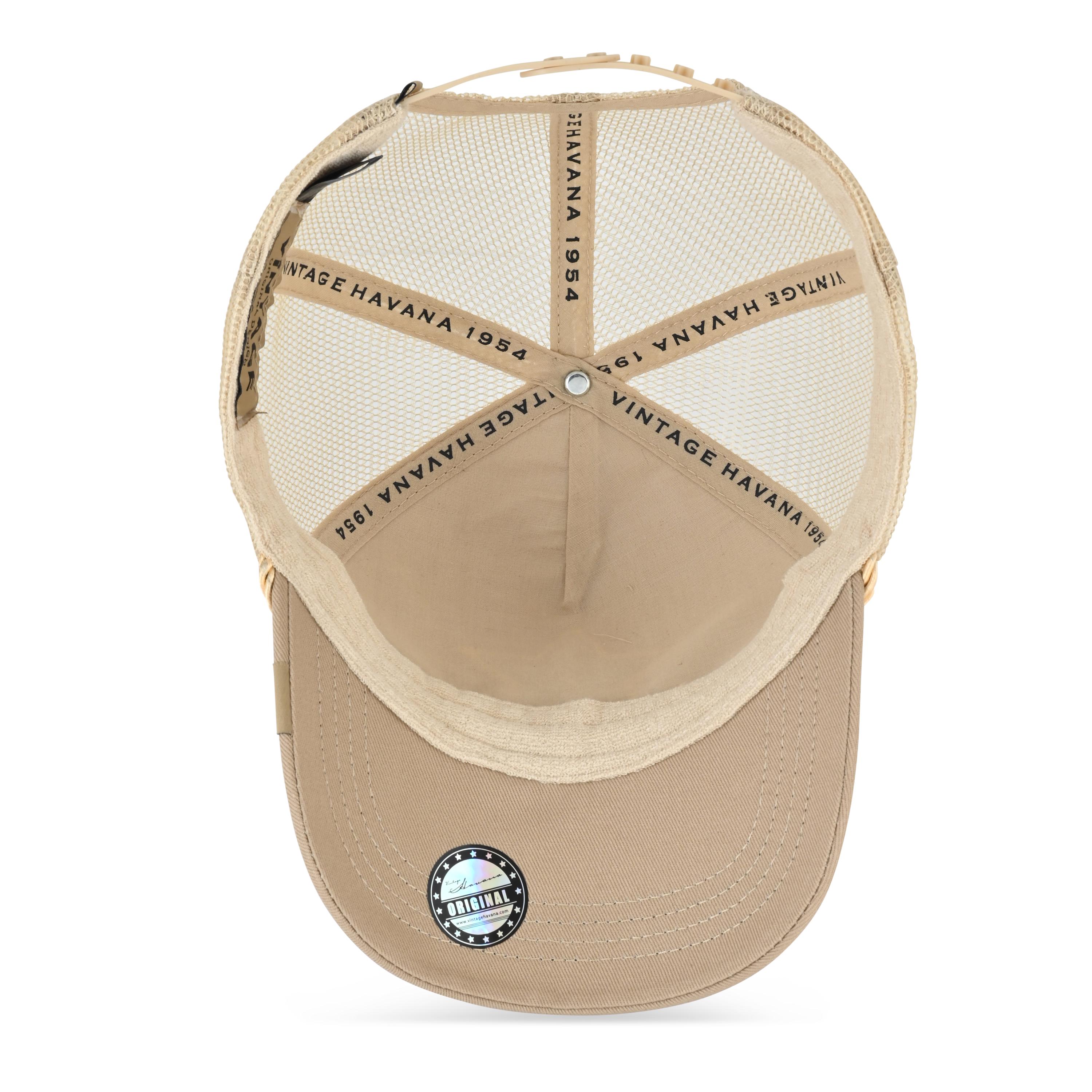 Pearl Star Trucker Hat for Women – Khaki Mesh Snapback With  display picture 1