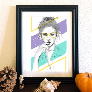 Sono abbastanza bravo Donna, Personal Power Empowerment Art Print 8x10
