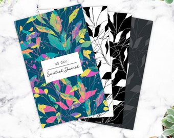 Daily Prayer Journal for Women 90 days 8"x5" Simple Gratitude Prayer Reflection Gift for Christian Women of Faith Spiritual Notebook