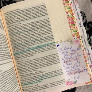 Bible Study Sticky Notes for Bible Study, Key Verses, About Each Book ...