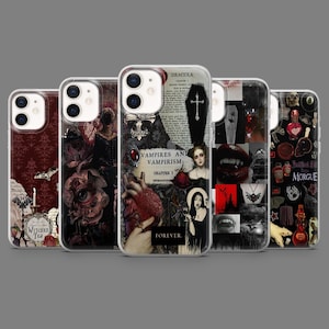 Vampire Phone Case Bloodsucker Eternal Dracula Cover for iPhone 16, 15, 14,13,12 Samsung S25,S24,S23FE,S22,A16,A26,A56,Pixel9Pro,8A,7