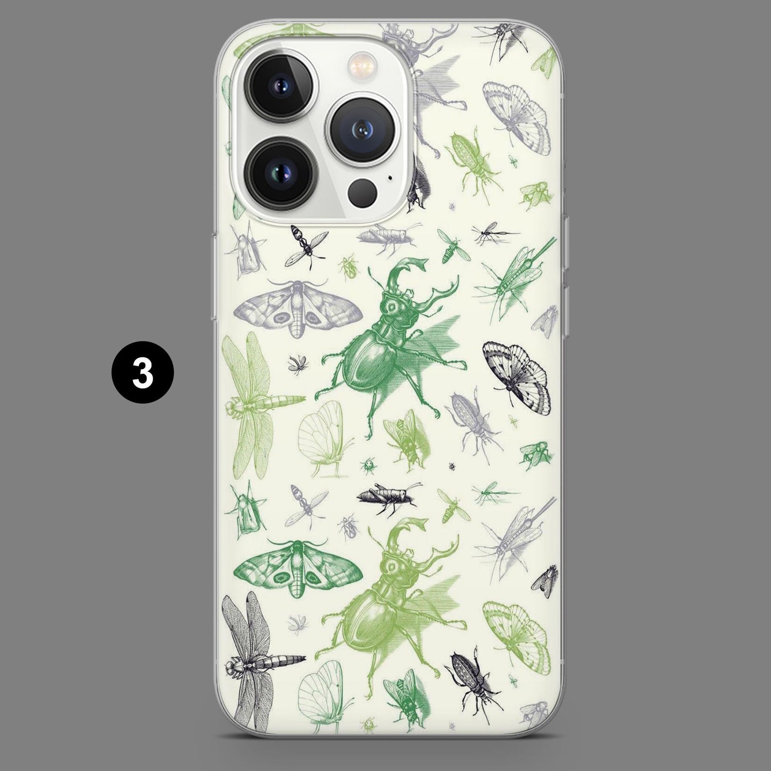 Bug Phone Case Insect Entomology Cover for iPhone 16,15,14,13,12 ...
