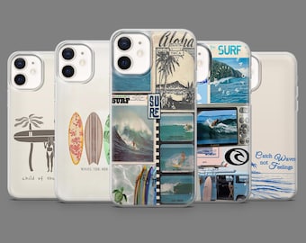Surfing Phone Case Ocean Waves Beachy Cover for iPhone 16,15,14,13,12 Samsung S25,S24,S23FE,S22,A16,A26,A56,Pixel9Pro,8A,7